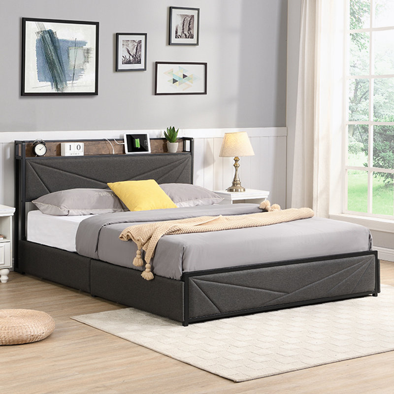 Kashem Platform Storage Bed Full Double